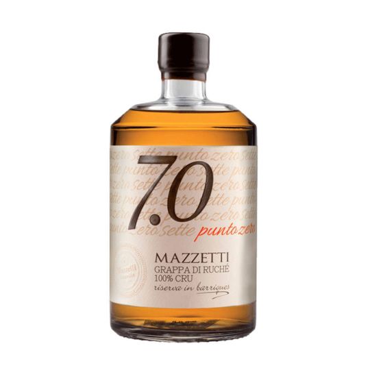Mazzetti d'Altavilla - Grappa di Ruchè 7.0 100% Cru Barricata 0,70 lt.