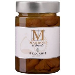 Beccaris - Frutta sotto Spirito Marroni al Brandy 100 ml.