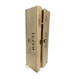 Cassetta Legno VUOTA Renato Ratti da 1 bottiglia MAGNUM