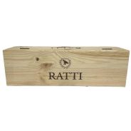 Cassetta Legno VUOTA Renato Ratti da 1 bottiglia MAGNUM