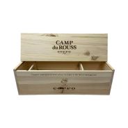 Cassetta Legno VUOTA Coppo Camp du Rouss da 1 bottiglia MAGNUM