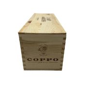 Cassetta Legno VUOTA Coppo Camp du Rouss da 1 bottiglia MAGNUM