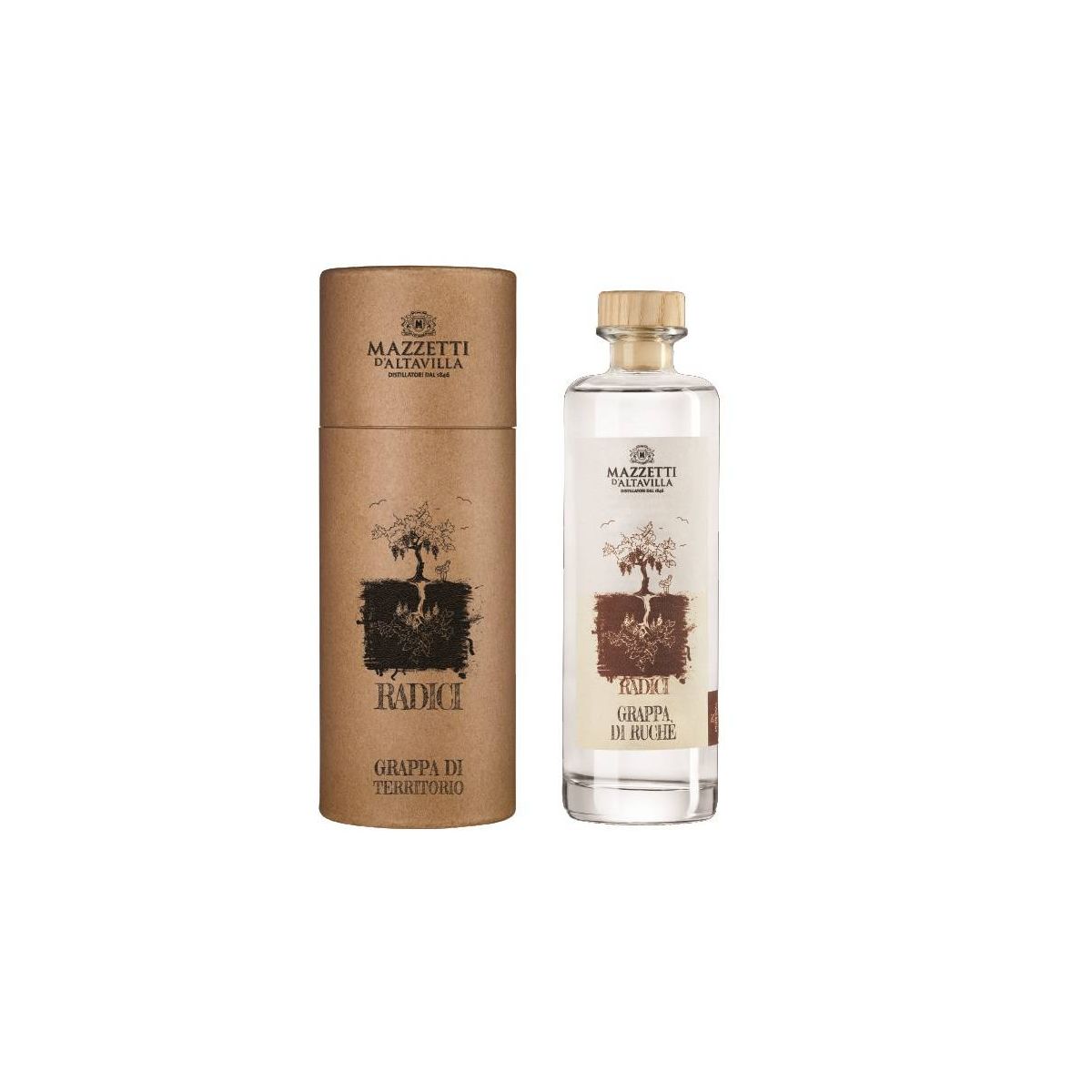 Mazzetti d'Altavilla - Grappa di Ruchè in purezza Radici 0,50 lt.