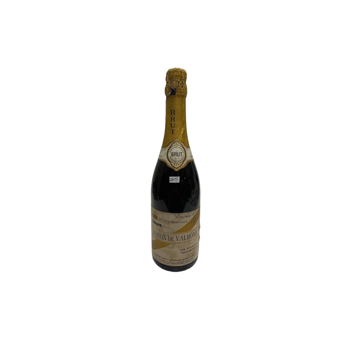 Vintage Bottle - Baron de Valrome Vin Mosseaux Cuvee Speciale Brut 0,77 lt. - COD. 1609