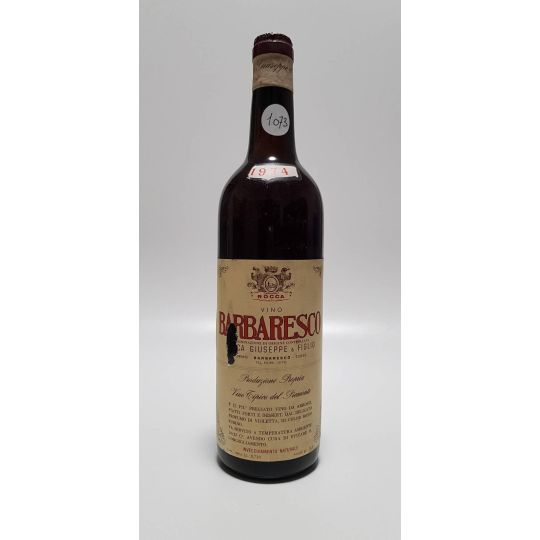 Vintage Bottle - Rocca Giuseppe e Figlio Barbaresco 1974 0,72 lt. - COD. 1073
