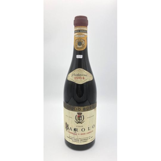 Vintage Bottle - Consorzio Agrario Provinciale di Asti Barolo DOC 1964 0,72 lt. - COD. 2839