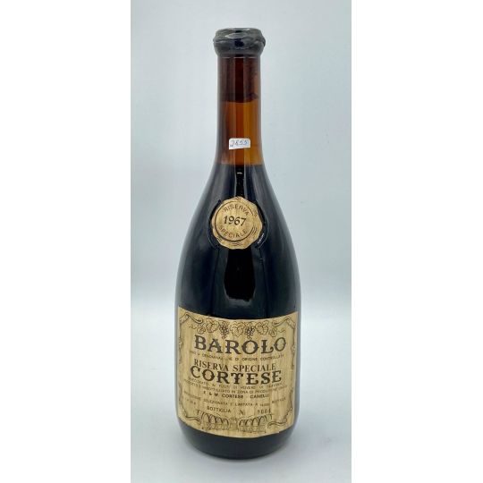 Vintage Bottle - Cortese Barolo Riserva Speciale DOC 1967 0,72 lt. - COD. 2855