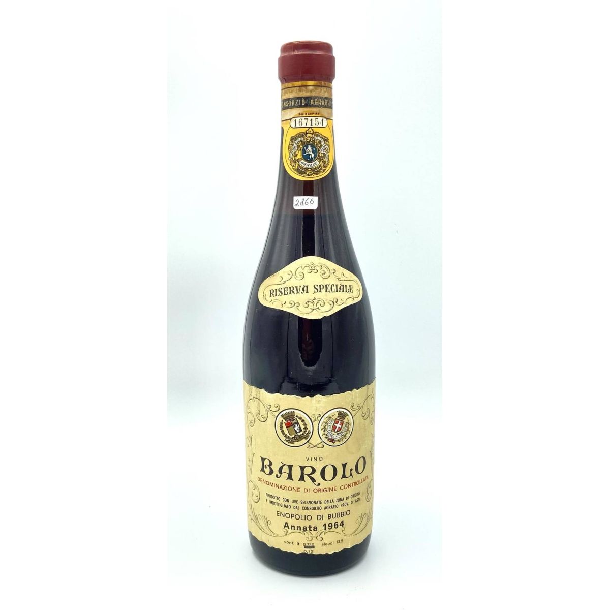Vintage Bottle - Enopolio di Bubbio Barolo Riserva Speciale DOC 1964 0,72 lt. - COD. 2866