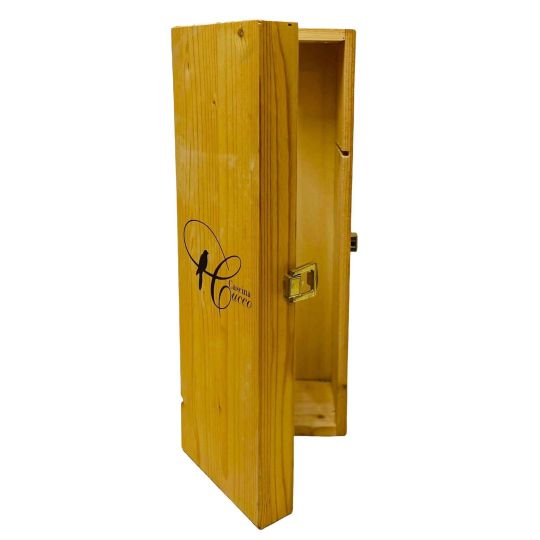 Cassetta Legno VUOTA Cascina Cucco da 1 bottiglia MAGNUM