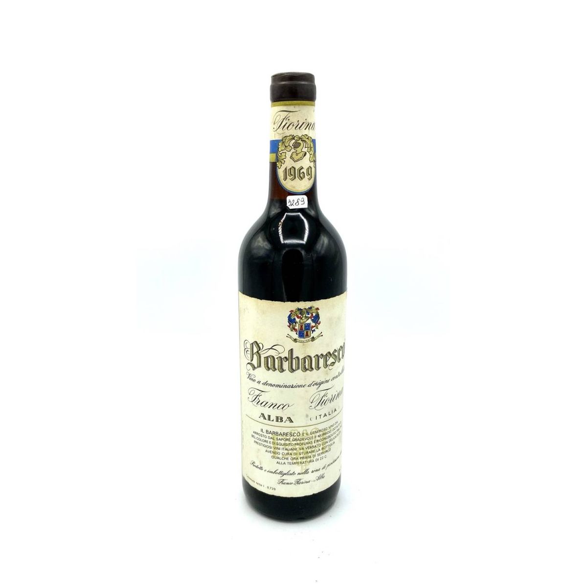 Vintage Bottle - Franco Fiorina Barbaresco DOC 1969 0,72 lt. - COD. 3289