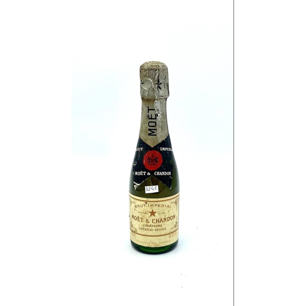 Vintage Bottle - Moet&Chandon Champagne AOC Brut Imperial Vecchia Sboccatura 0,1875 lt. MIGNONETTE - COD. 3242
