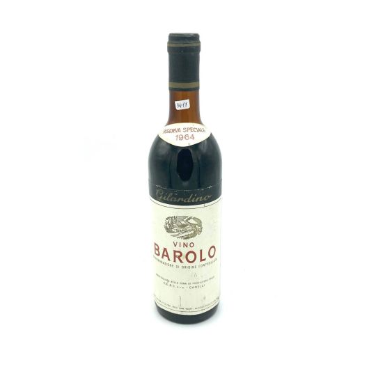 Vintage Bottle - Gilardino Barolo Riserva Speciale DOC 1964 0,72 lt. - COD. 3417