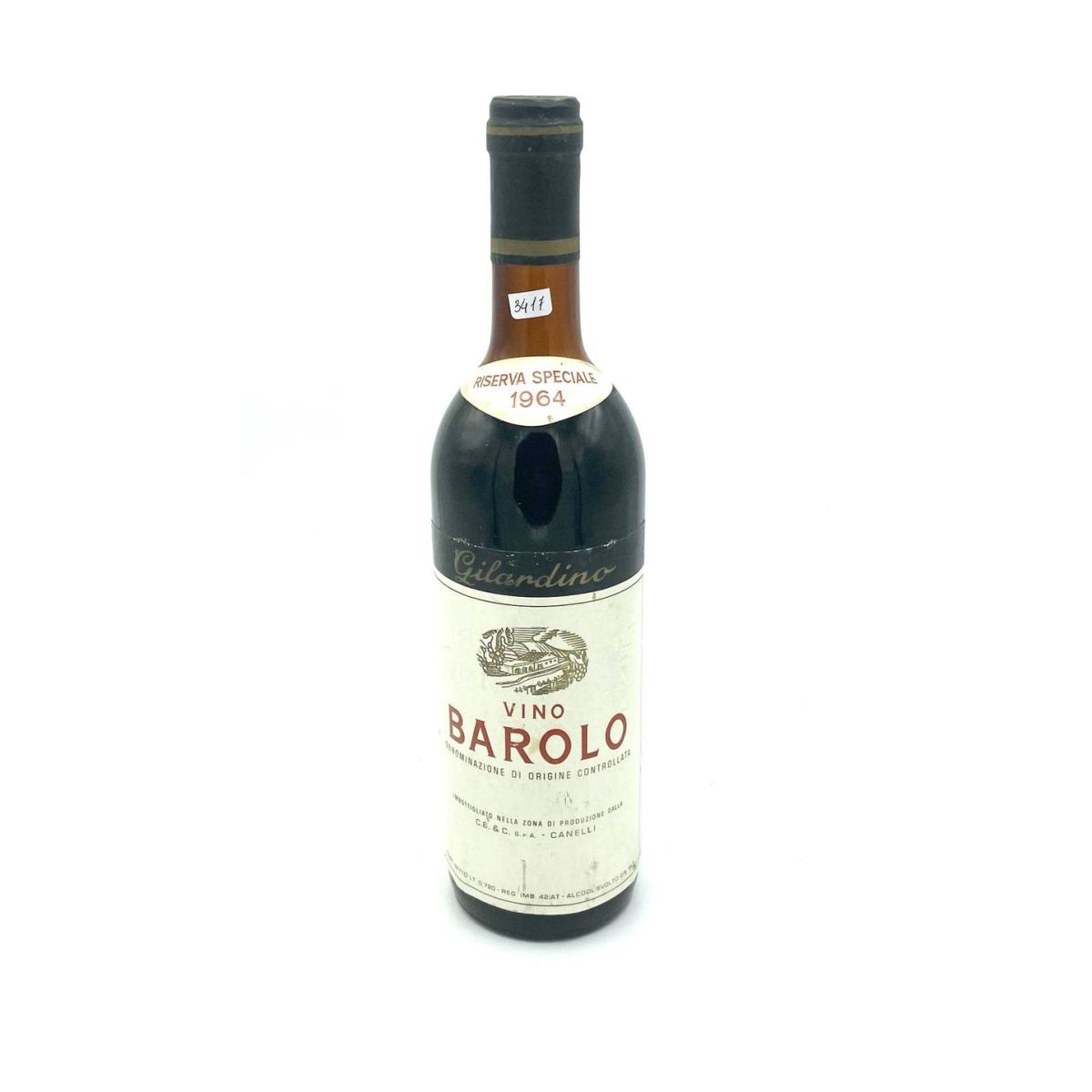 Vintage Bottle - Gilardino Barolo Riserva Speciale DOC 1964 0,72 lt. - COD. 3417