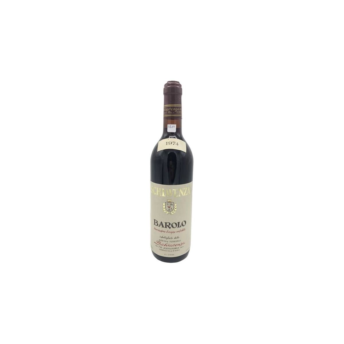 Vintage Bottle - F.lli Alessandria Barolo DOC Schiavenza 1974 0,72 lt. - COD. 3811