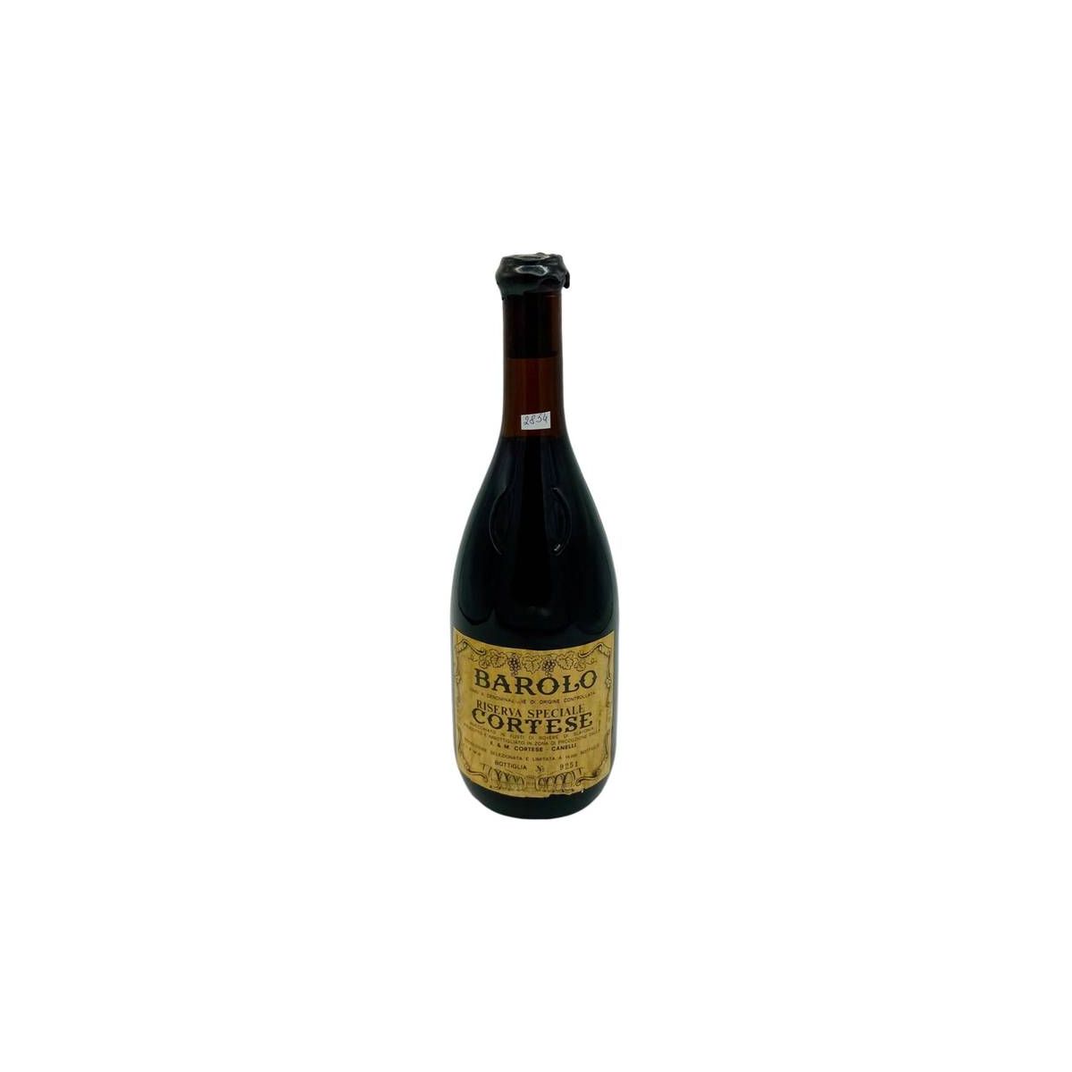 Vintage Bottle - Cortese Barolo Riserva Speciale DOC 1967 0,72 lt. - COD. 2854