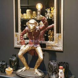 Werner Voss - Lampada da Tavolo Cheetah gold Scimmia