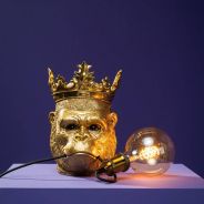 Werner Voss - Lampada da Parete Monkey Kong La Scimmia Kong Gold