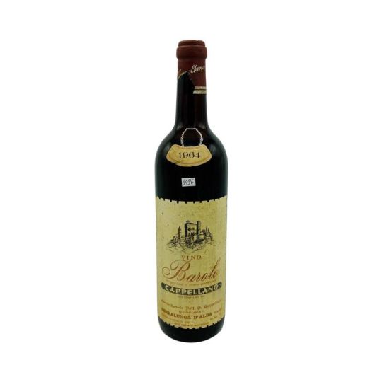 Vintage Bottle - Dott. G. Cappellano Barolo DOC 1964 0,72 lt. CAPSULE PROBLEM - COD. 4496