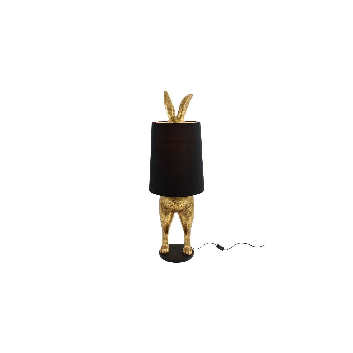 Werner Voss - Lampada da Pavimento Hiding Rabbit Coniglio Nascosto Black 115cm