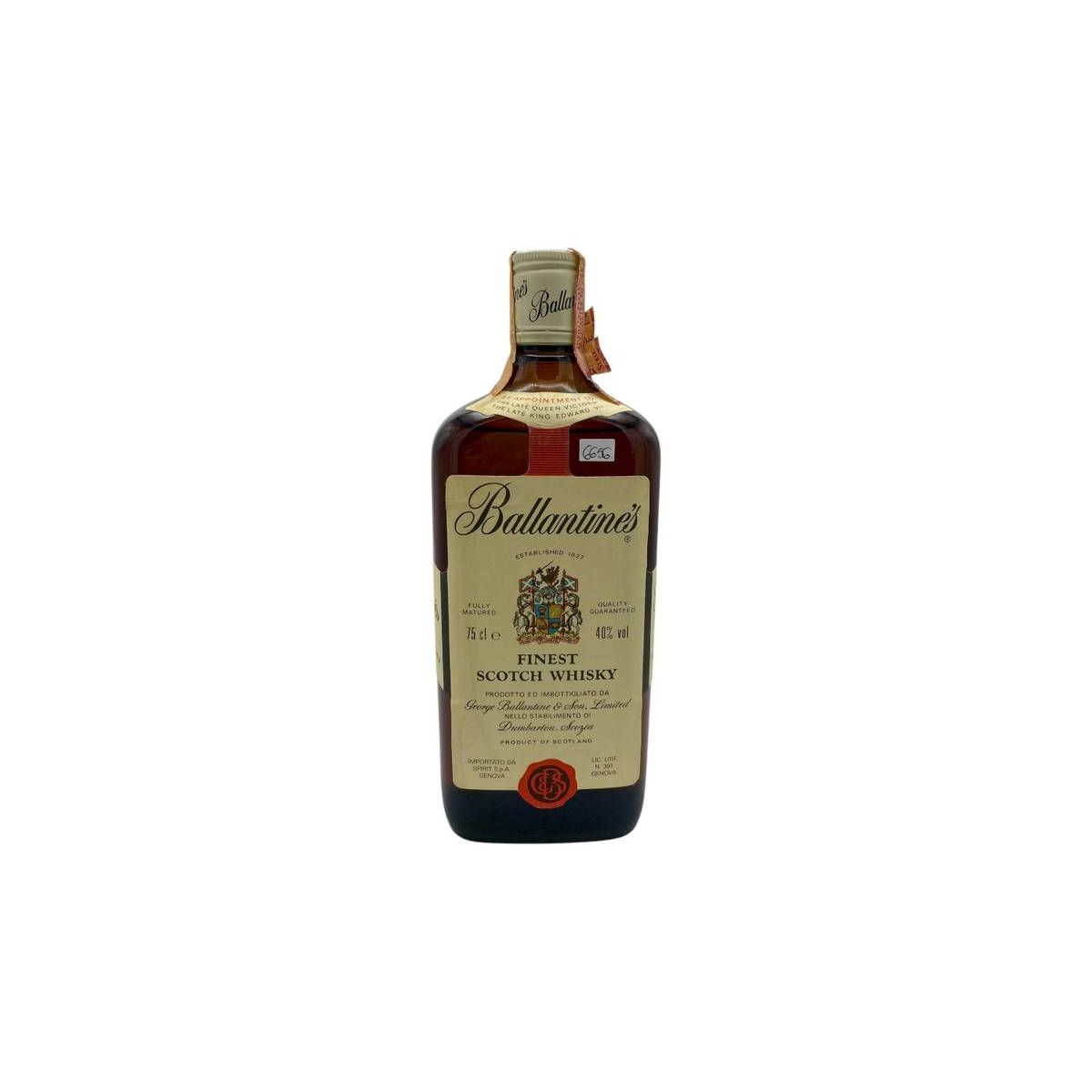 Ballantine's - Finest Scotch Whisky 0,75 lt. (old version) - COD. 6656