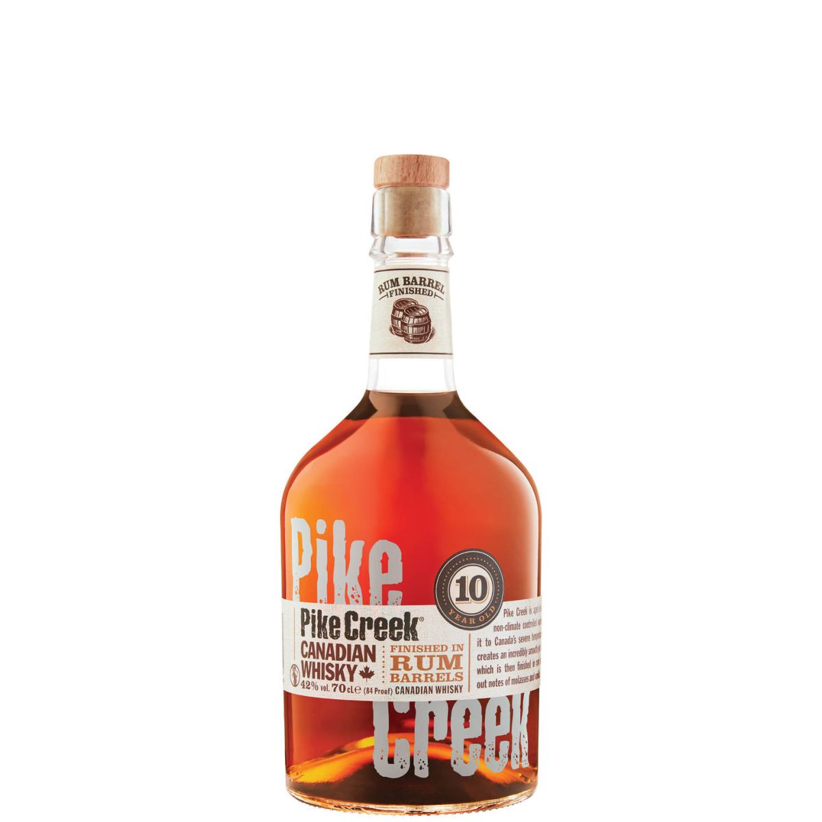 Pike Creek - Canadian Whisky 10 y Finished in Rum Barrels 0,70 lt.