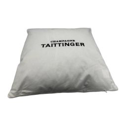 Cuscino Champagne Taittinger Bianco