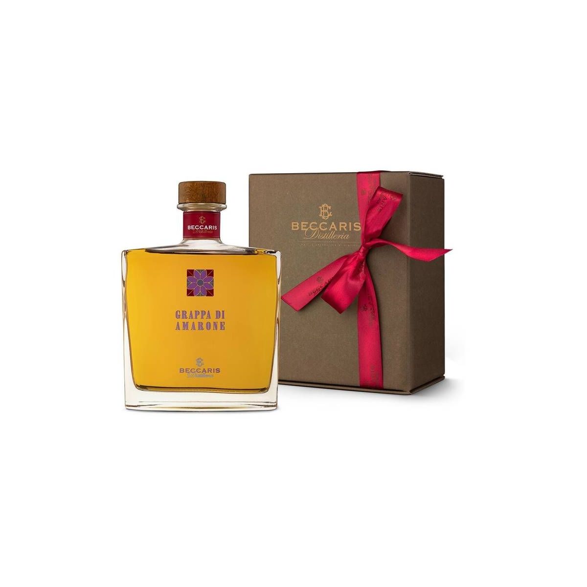 Beccaris - Linea Shapes Grappa di Amarone millesimata 0,70 lt. + Box
