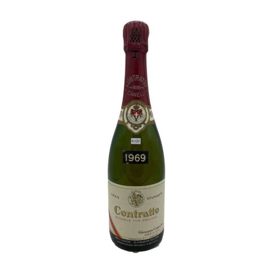 Vintage Bottle - Contratto Metodo Champenoise Reserve For England Extra Dry 1969 0,75 lt.  - COD. 10173