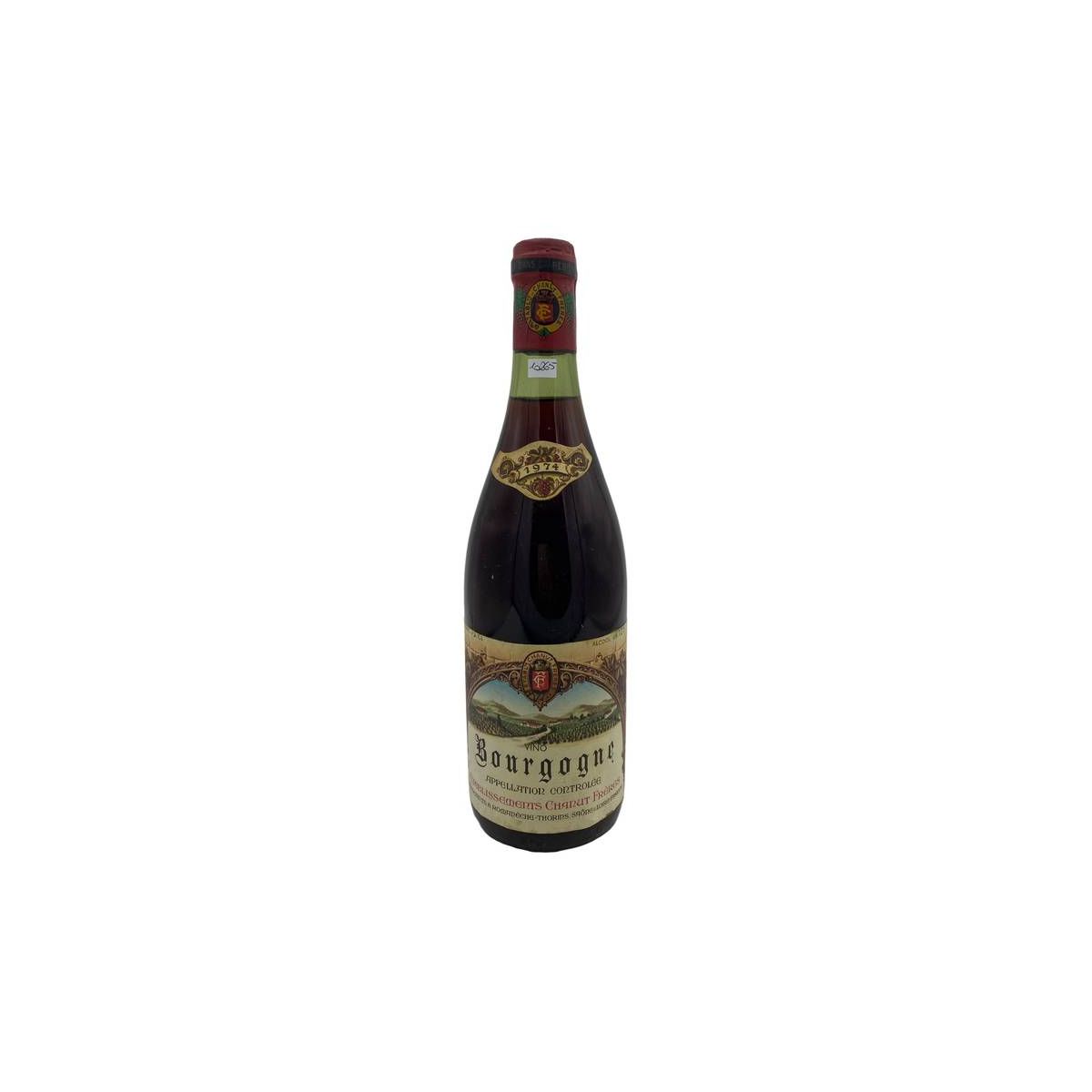 Vintage Bottle - Chanut Freres Bourgogne Rouge 1974 0,75 lt. - COD. 10265