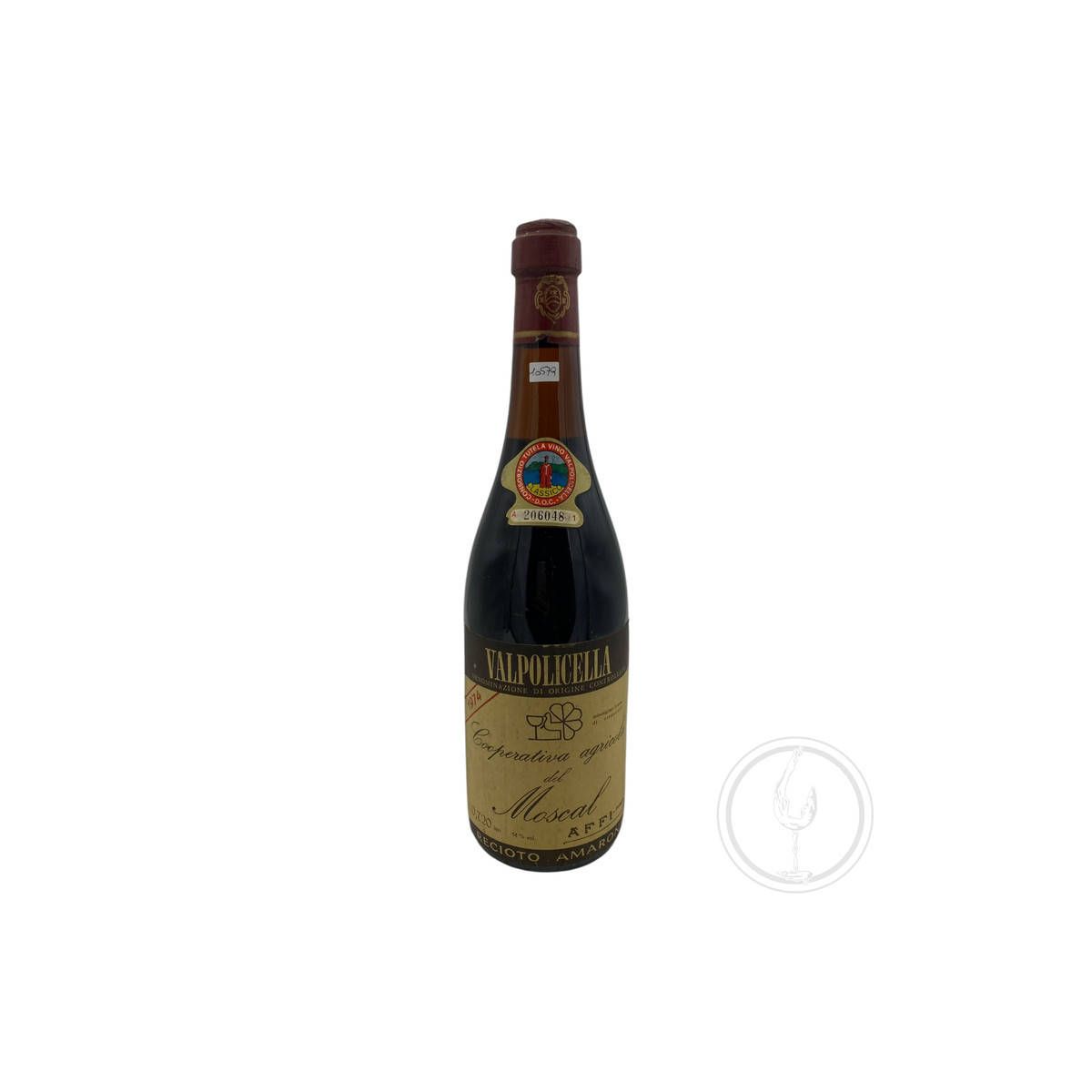 Vintage Bottle - Cooperativa Agricola del Moscal Recioto Amarone DOC 1974 0,72 lt. - COD. 10579