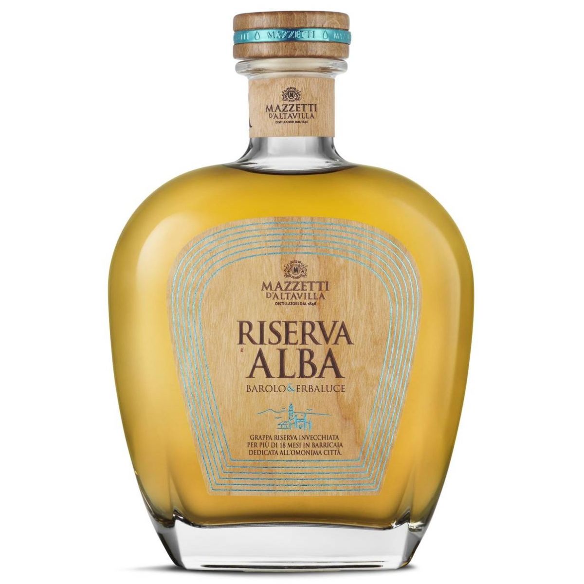 Mazzetti d'Altavilla - Grappa Riserva di Barolo e Erbaluce Riserva Alba 0,70 lt.