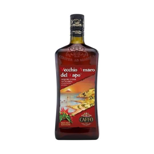 Caffo - Vecchio Amaro del Capo al peperoncino piccante Red Hot Edition 0,70 lt.