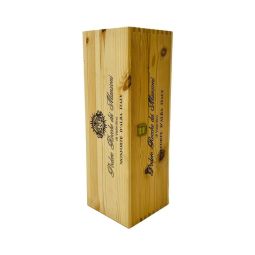 Cassetta Legno VUOTA Valentino Rocche dei Manzoni Brut Metodo Classico Magnum da 1 bottiglia
