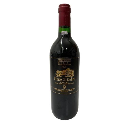 Vintage Bottle - Franck & Jacques Rigal Cahors Prince St-Didier 1995 0,75 lt. - COD. 1398