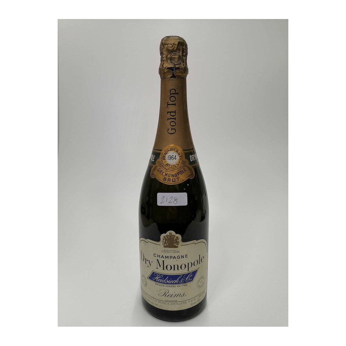 Vintage Bottle - Champagne Heidsieck & Co Monopole Dry Millesime 1964 0,78 lt. - COD. 2128
