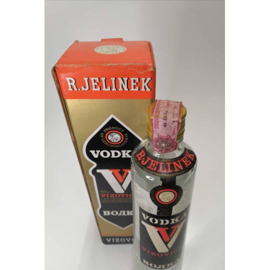 Vintage Bottle - R. Jeliken Vodka 0,75 lt. + Box  - COD. 5545