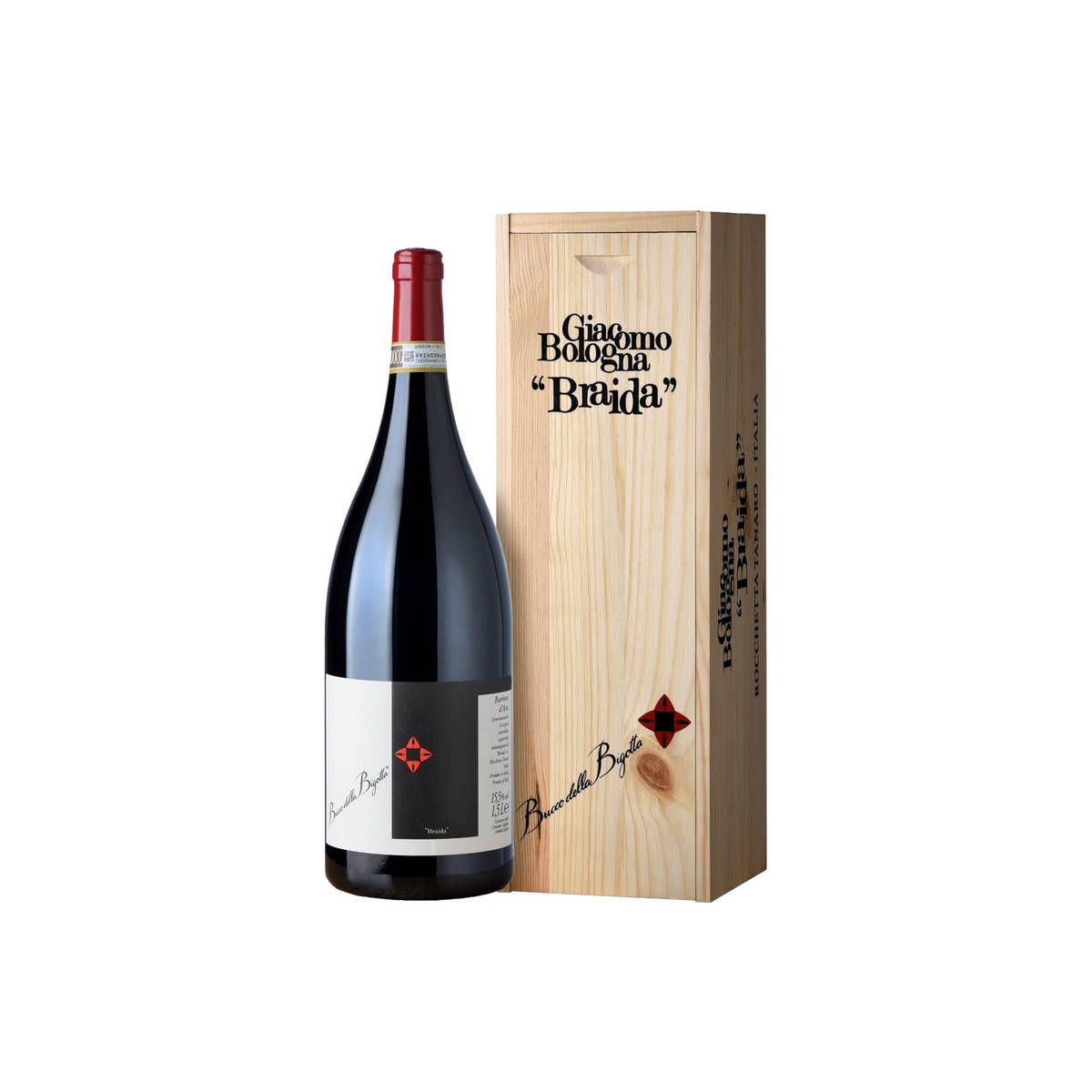 Braida Giacomo Bologna - Barbera d'Asti Superiore DOCG Bricco della Bigotta 2020 3 lt. JEROBOAM + Box Legno