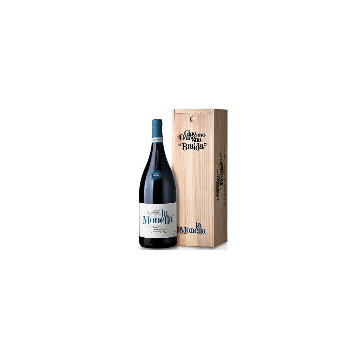Braida Giacomo Bologna - Barbera del Monferrato DOC La Monella 2024 1,5 lt. MAGNUM + Box Legno