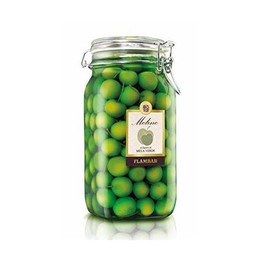 Mazzetti d'Altavilla - Frutta al Liquore Linea Mescita Meline con Liquore di Mela Verde 1,5 kg.