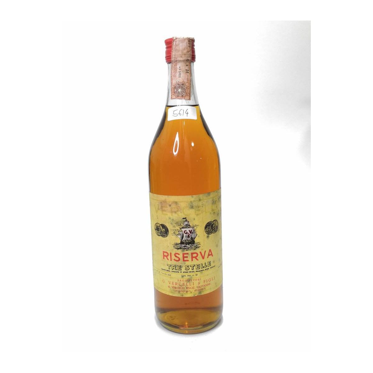 Vintage Bottle - G. Vercelli & Figli Riserva Tre Stelle 1 lt. - COD. 5614