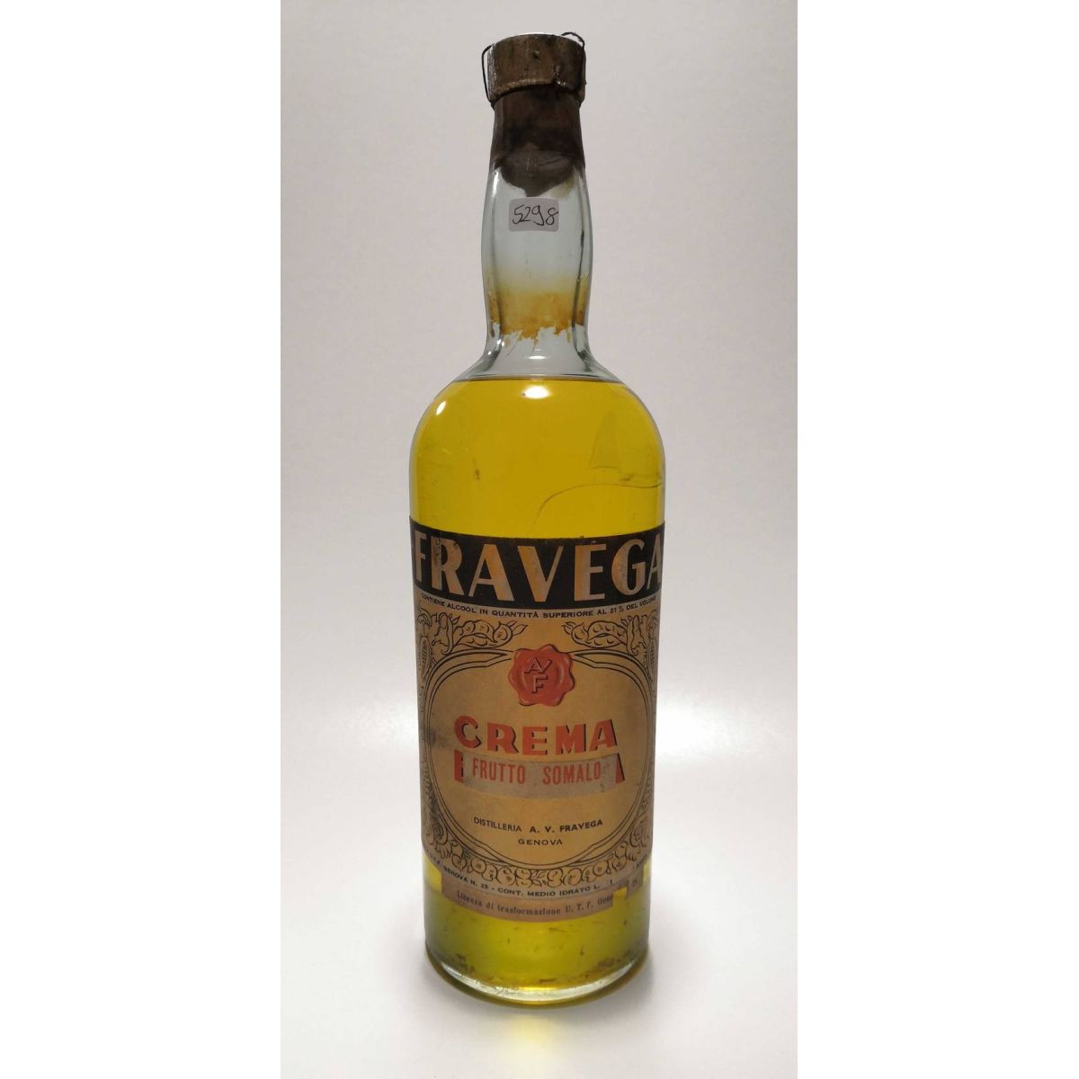 Vintage Bottle - Crema Frutto Somalo Fravega 1 lt. - COD. 5298
