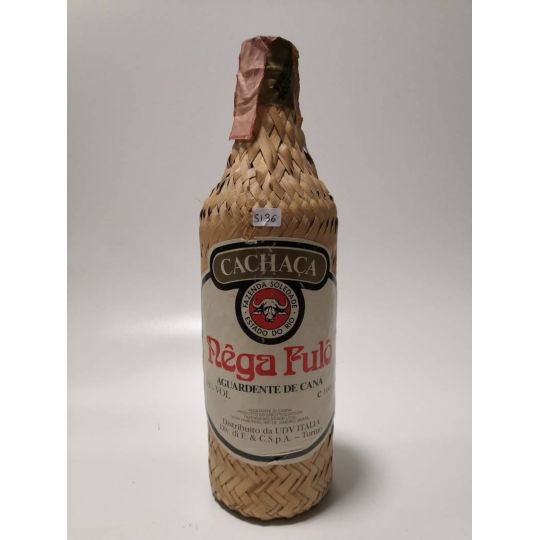 Vintage Bottle - Fazenda Soledade Cachaca Nega Fulò Aguardente de Cana 1 lt. - COD. 5136