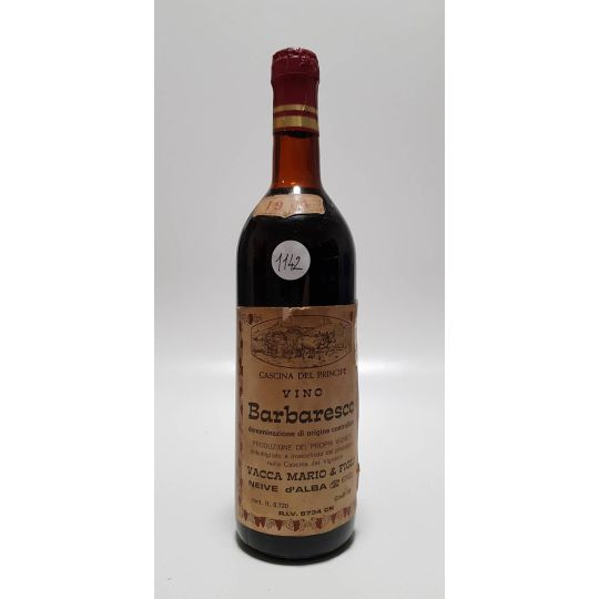 Vintage Bottle - Vacca Mario e Figli Barbaresco Cascina del Principe 1974 0,72 lt. - COD. 1142
