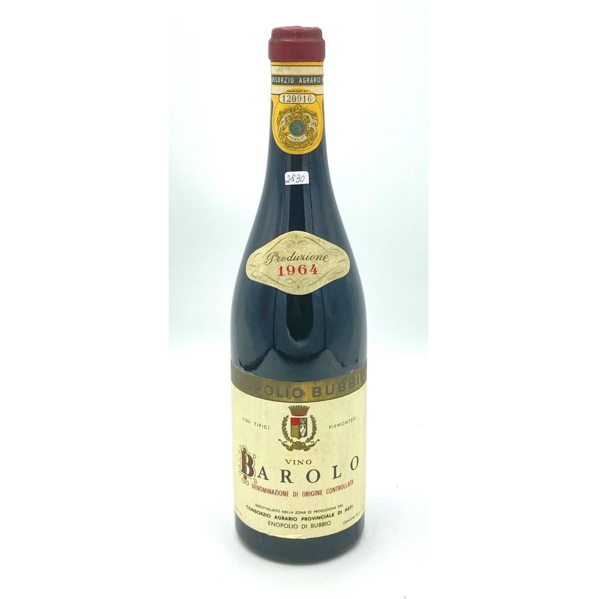 Vintage Bottle - Consorzio Agrario Provinciale di Asti Barolo DOC 1964 0,72 lt. - COD. 2890