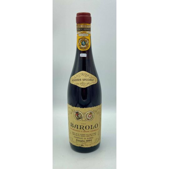 Vintage Bottle - Enopolio di Bubbio Barolo Riserva Speciale DOC 1964 0,72 lt. - COD. 2867