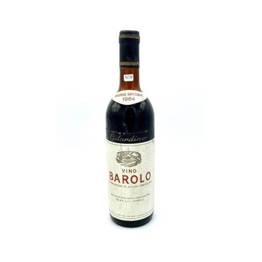 Vintage Bottle - Gilardino Barolo Riserva Speciale DOC 1964 0,72 lt. - COD. 3231