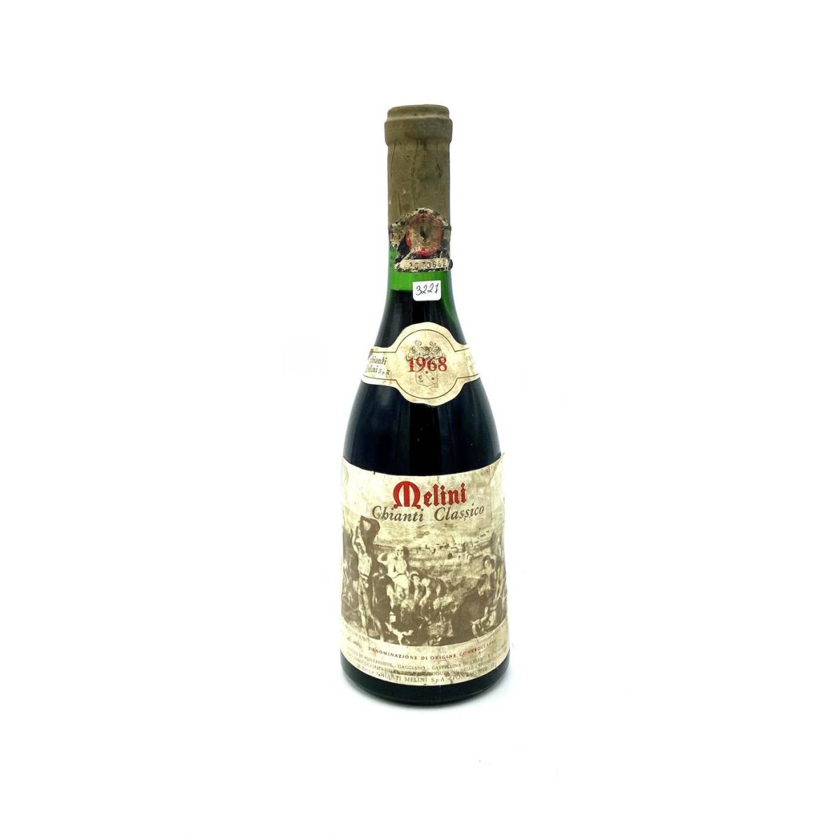 Vintage Bottle - Melini Chianti Classico DOC 1968 0,72 lt. - COD. 3227
