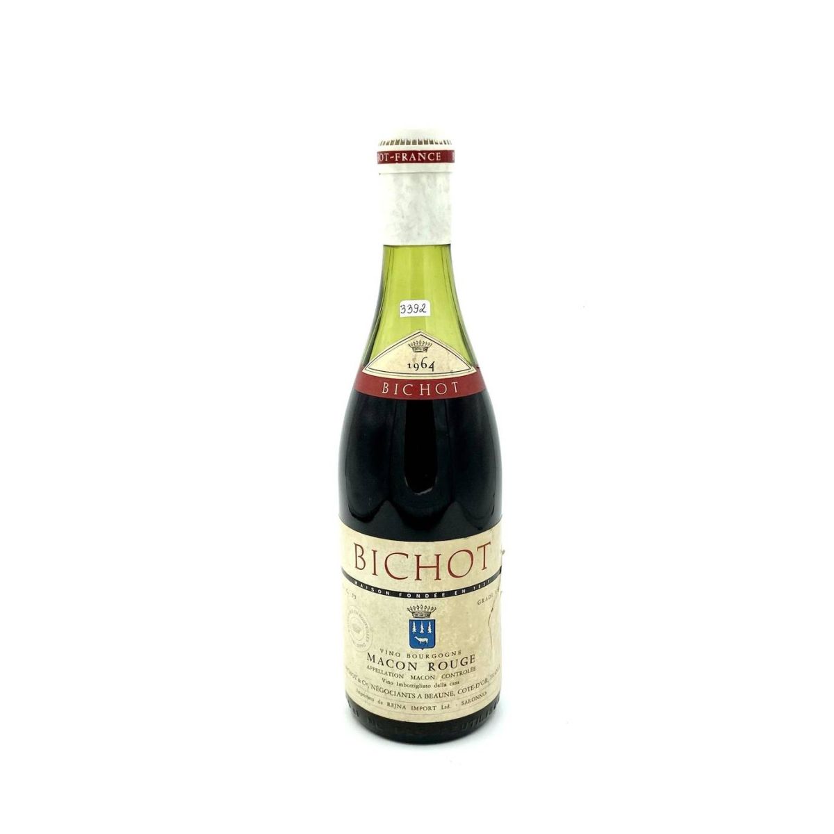 Vintage Bottle - A. Bichot Macon Rouge 1964 0,75 lt. - COD. 3392