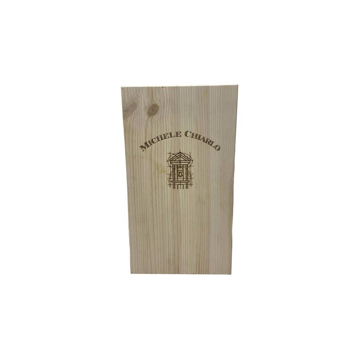 Cassetta Legno VUOTA Michele Chiarlo da 2 bottiglie