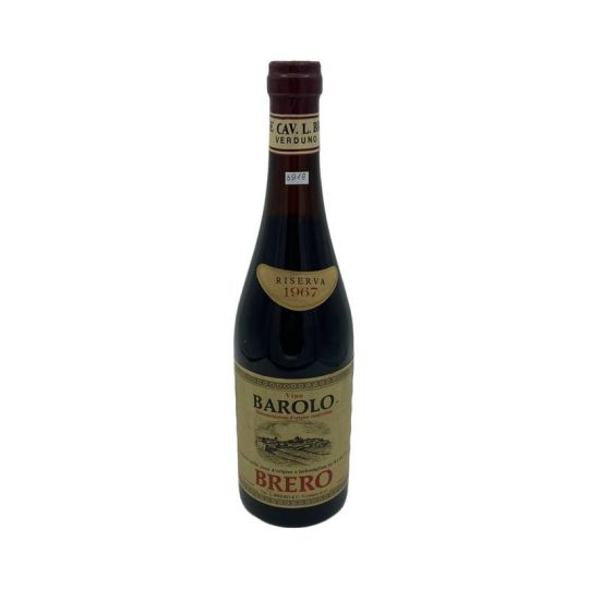 Vintage Bottle - Brero Barolo Riserva DOC  1967 0,72 lt. - COD. 3919
